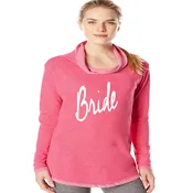 Queen Apparel | Bride sweatshirt cowl neck tunic