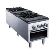 Blue Air BLSP2 Stock Pot Range, Double 3-Ring Burner, 22-5/8" H