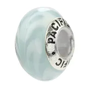 925 Sterling Silver Murano Glass Bead - Beach Party
