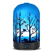 120ml Glass  Diffuser 7 color LED