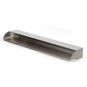 Atlantic Watergardens: Stainless Steel & Copper Waterfall Spillways | 12' , 24' , 36' Waterfall Spillway | Pool Waterfall Spillway | Formal Water Feature Spillway
