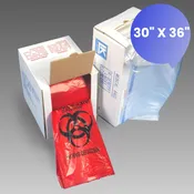 30″ X 36″ 1.5 Mic Infectious Waste Liner Bags on Roll