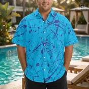 Aliens in the Ocean PLUS SIZE Resort UNISEX Shirt by Jumper Maybach®