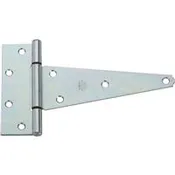 National 8 In. Zinc-Plated Steel Heavy-Duty Tee Hinge