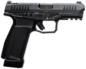 AREX 815537023954 Delta M Gen2 9mm Luger 17+1 4" Black Barrel, Black Nitride Optic Cut/Serrated Slide, Black Frame, Ambidextrous