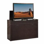Ellis Trunk 73007 Leather Smart TV Lift Cabinet for 50 Inch Flat screen TVs