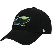 Rays '47 Brand Black 2000 Devil Rays Logo Clean Up Adjustable Hat