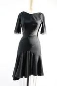 Foddis Beth Short Dress — Black