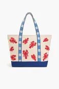 America & Beyond Coastal Claw Beaded Boat Bag