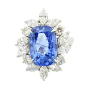 blue sapphire and diamond ring — Scott Reising Jewelers