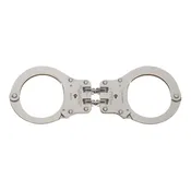 Peerless Model 801C Hinged Handcuff - Nickel Finish