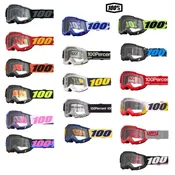 100% Accuri 2 Clear Lens MX Motocross Offroad ATV Goggles – Pick Color