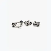 Black / Silver Enamel