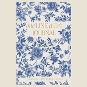 Blue Delft One Line a Day Journal