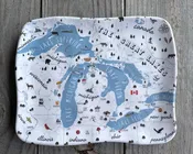 7732 SMTRY-GREAT LAKES MELAMINE 10" X 8" TRAY