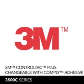 3M™ Controltac™ Plus Changeable with Comply™ Adhesive #3500C