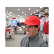 Curly Tail Performance Hat | Crimson