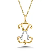 10K DIAMOND DOG PENDANT-010-00370 — BBS Jewelers