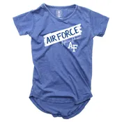 Air Force Falcons NCAA Girls S/S Burnout Tee