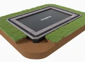 12 ft X 8 ft North Inground Trampoline – Rectangle
