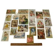 Antique Advertising TRADE CARD Lot of 21 QUACK CURES/MEDICINE Browns CARTERS ++!