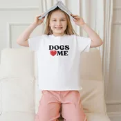 Dogs Love Me Kids T-Shirt