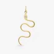 0.05CT Diamond Snake Charm