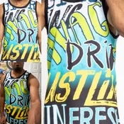 Big graffiti tank top