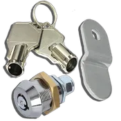 7-Pin Tubular Lock w/2 Keys (included)