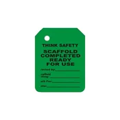 G-103-0 GREEN SCAFFOLD TAG INSERT