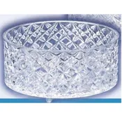 10-1/2"X3-3/4" Crystal Cut Bowl