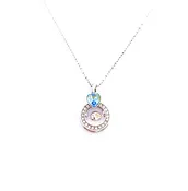 Sterling Silver Trembling Stone Necklace