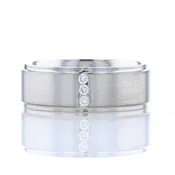 3 Diamond Platinum Band