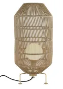 32" Woven Rattan Outdoor Floor Lamp