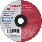3X.035X3/8 A36T GRINDING WHEEL
