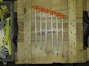 10″ Nailhead Metal Tent Stakes