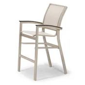 Bazza Sling Balcony Height Stacking Cafe Chair