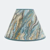 Aqua Marbled Empire Lampshade