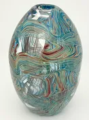 XL BasketWeave Bead Vase