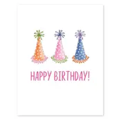 BIRTHDAY HATS GREETING CARD