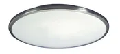 AFX CF2022BNET Euro Style Saucer One Light Energy Efficient Ceiling Fixture in Brushed Nickel Finish