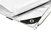 08' x 16' Heavy Duty Premium White Poly Tarp (7'6" x 15'6")