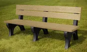 6′ Economizer Traditional Backed Bench