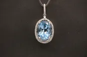 BLUE TOPAZ PENDANT — Y2K Jewelers | Engagement ring and luxury gemstone jeweler