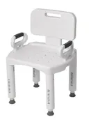 Drive Medical Premium Series Shower Chair with Back and Arms
