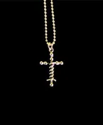 Small Yellow Gold Pendant — Discover Laminin