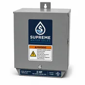 3 HP - Submersible Standard Motor Control Box - Pro Series by Supreme Water Sales