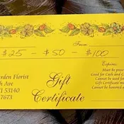 Gift Certificate