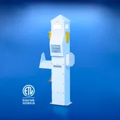36″ Dock Mount Power Pedestal – 30A/30A/20A