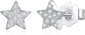 Silver Star Stud Earrings